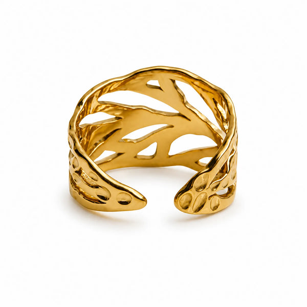 Molten Mesh Ring
