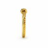 Double Twist Knot Ring