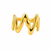 Zigzag Wave Ring