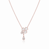 Flower Dangle Necklace