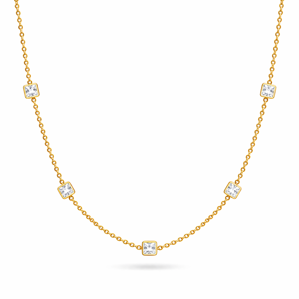 Square Stone Tanmaniya Necklace