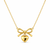 Bow Heart LinkedNecklace