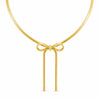 Hanging Bow Necklace