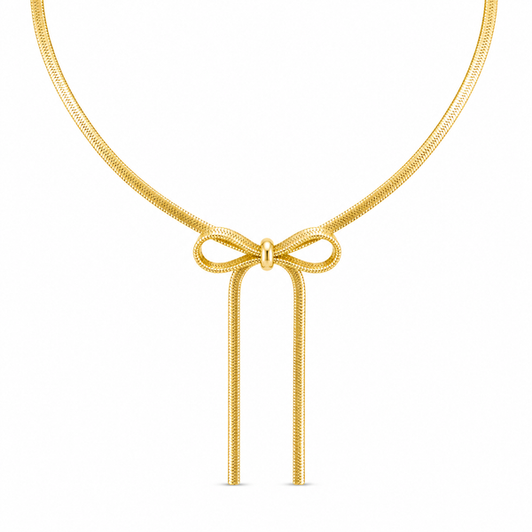 Hanging Bow Necklace
