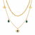 Evil Eye Layered Necklace