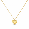 Puffed Heart Necklace