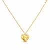 Puffed Heart Necklace