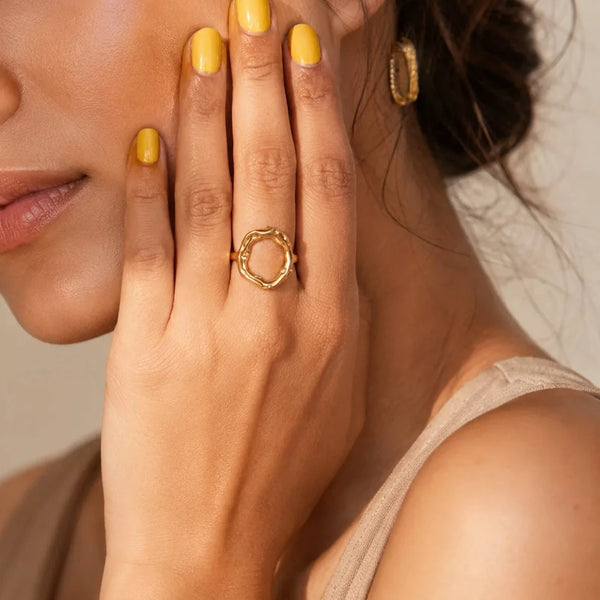 Raw Circle Ring
