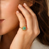 Bead petal Ring