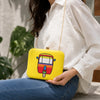 Scooter Print Clutch