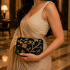 Brocade Silk Rectangular Shape Clutch
