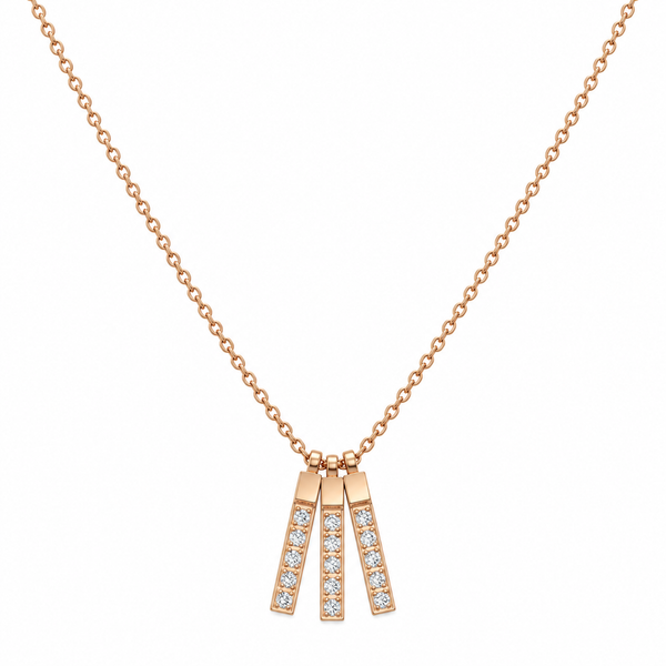 Diamond Bar Necklace