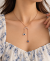 Dangling Evil Eye Necklace