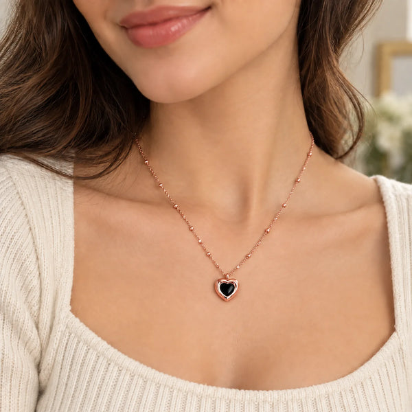 Double Heart Necklace