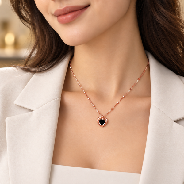 Double Heart Necklace