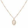 Oval Charm Necklace