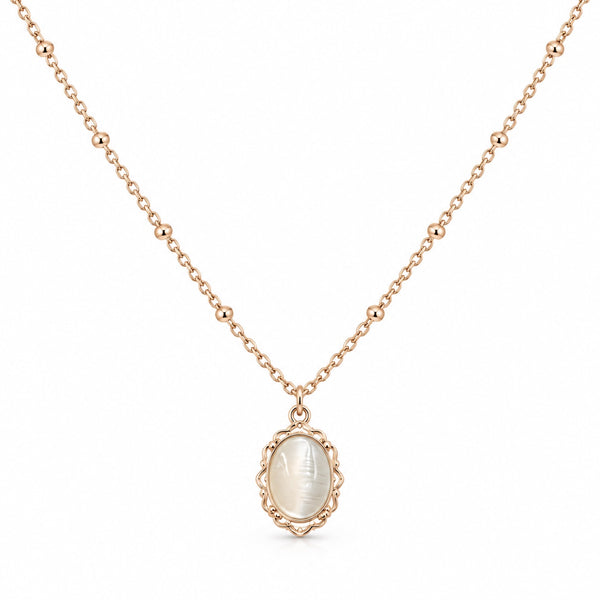 Oval Charm Necklace