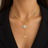 Dangling Evil eyeNecklace