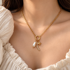 Star Pearl Diamond Multi Charms Necklace