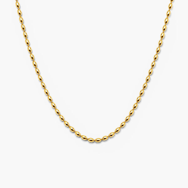Oval Bead Necklace