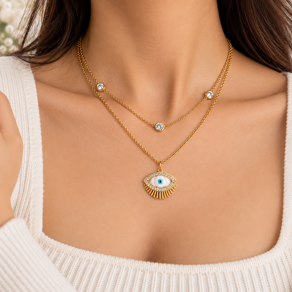 Layer Evil eyeNecklace