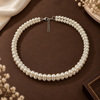 Double layer Pearl Choker