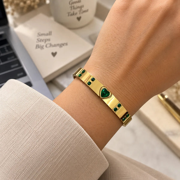 Emerald Heart Block Kada