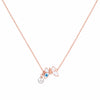 Evil Eye Butterfly & Pearl Necklace