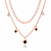 Double Layer Clover Necklace