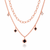 Double Layer Clover Necklace