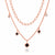 Double Layer Clover Necklace