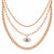 Three layer Evil Eye Necklace