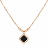 Black Coin cube Necklace