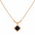 Black Coin cube Necklace