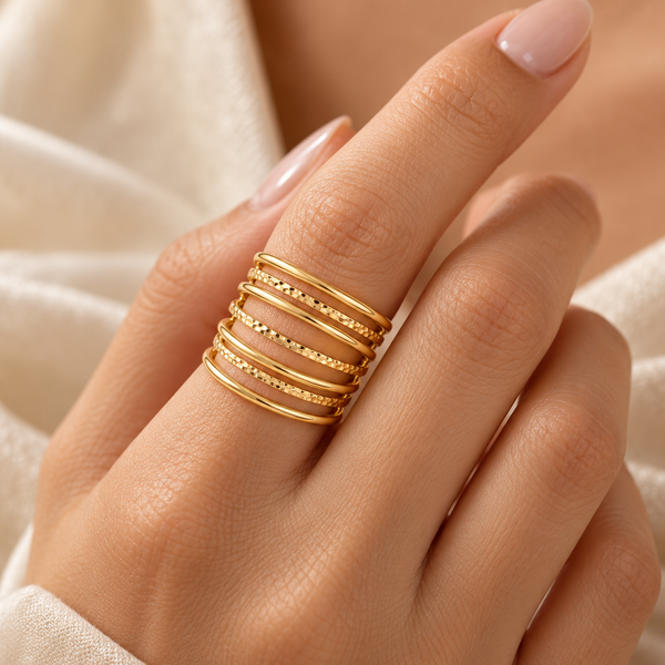 Regal Layered Ring