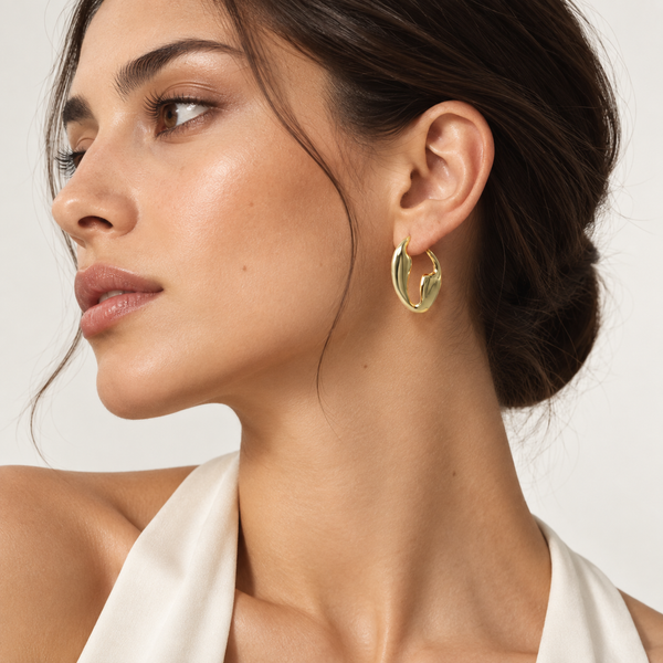Auric wave earrings