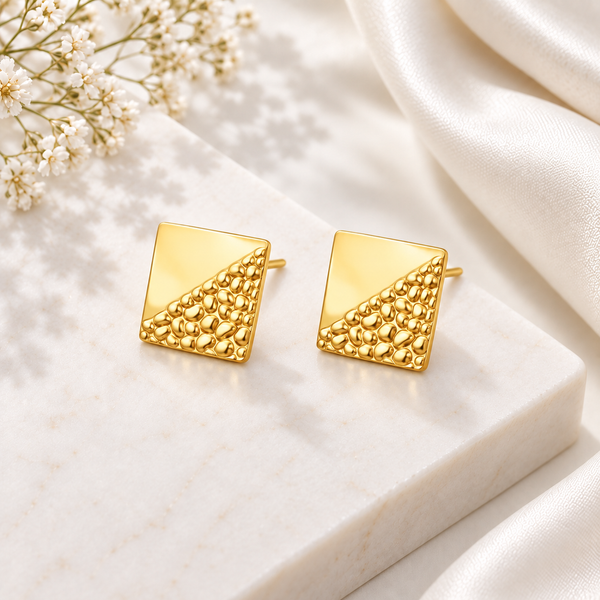 Chunky Square Earrings