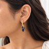 Rectangular crystal dangling Earrings