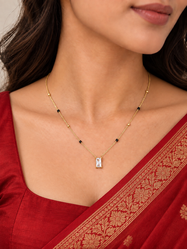 Aanya Minimal Solitaire Mangalsutra