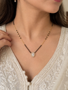 Ishita Oval Solitaire Mangalsutra