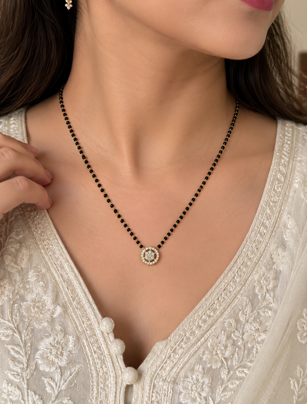 Aadhya Floral Circle Mangalsutra