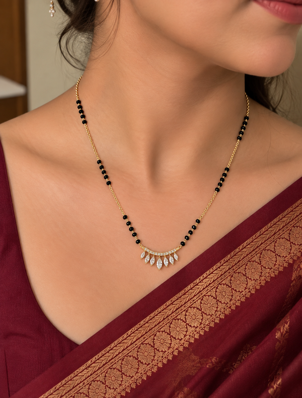 Ira Crystal Drop Mangalsutra