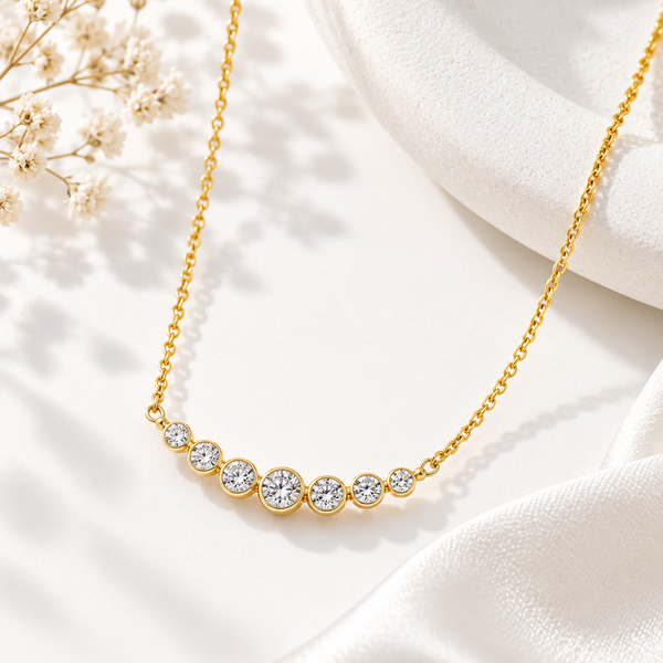 Celeste Seven Stone Necklace