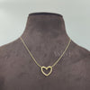 Hollow Heart Pendant Necklace