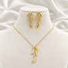Irregular Liquid Waterdrop Necklace Set