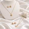 Dainty Heart Diamond Set