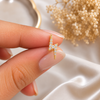 Lightning Bolt Ball Back Stud