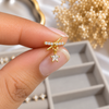 Star Charm Bow Ball Back Stud