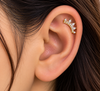 Celestial Spark Ear Climber Ball Back Studs
