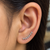 Crystal Line Ball Back Studs